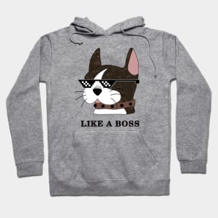 Like a boss terrier Hoodie